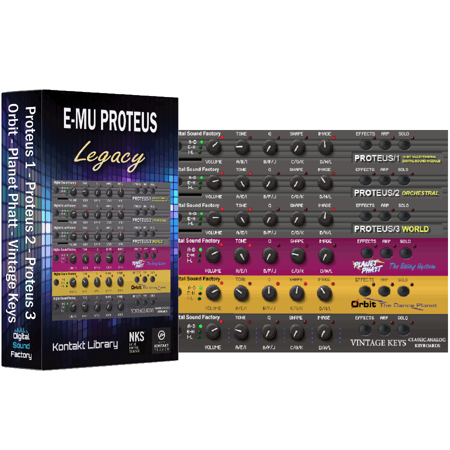 E-MU Proteus Legacy by Digital Sound Factory | Kontakt Instrument